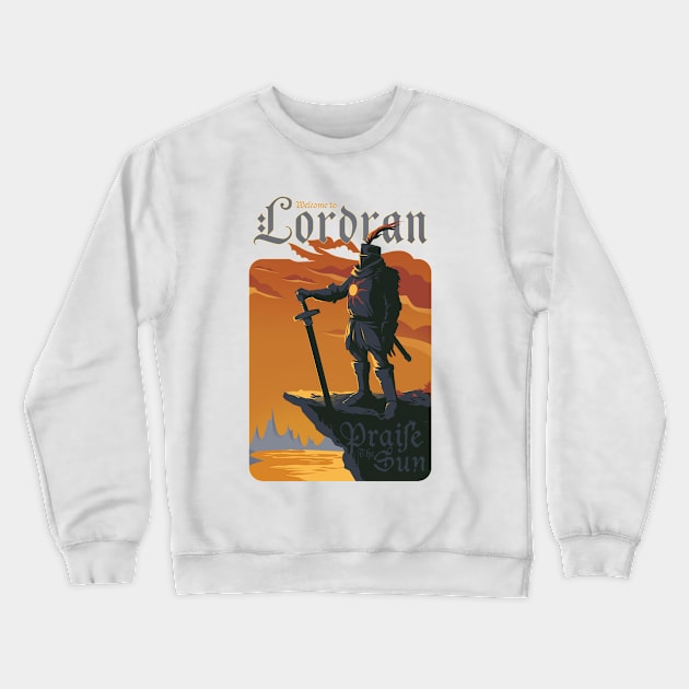 Welcome to Lordran Crewneck Sweatshirt by Crowsmack